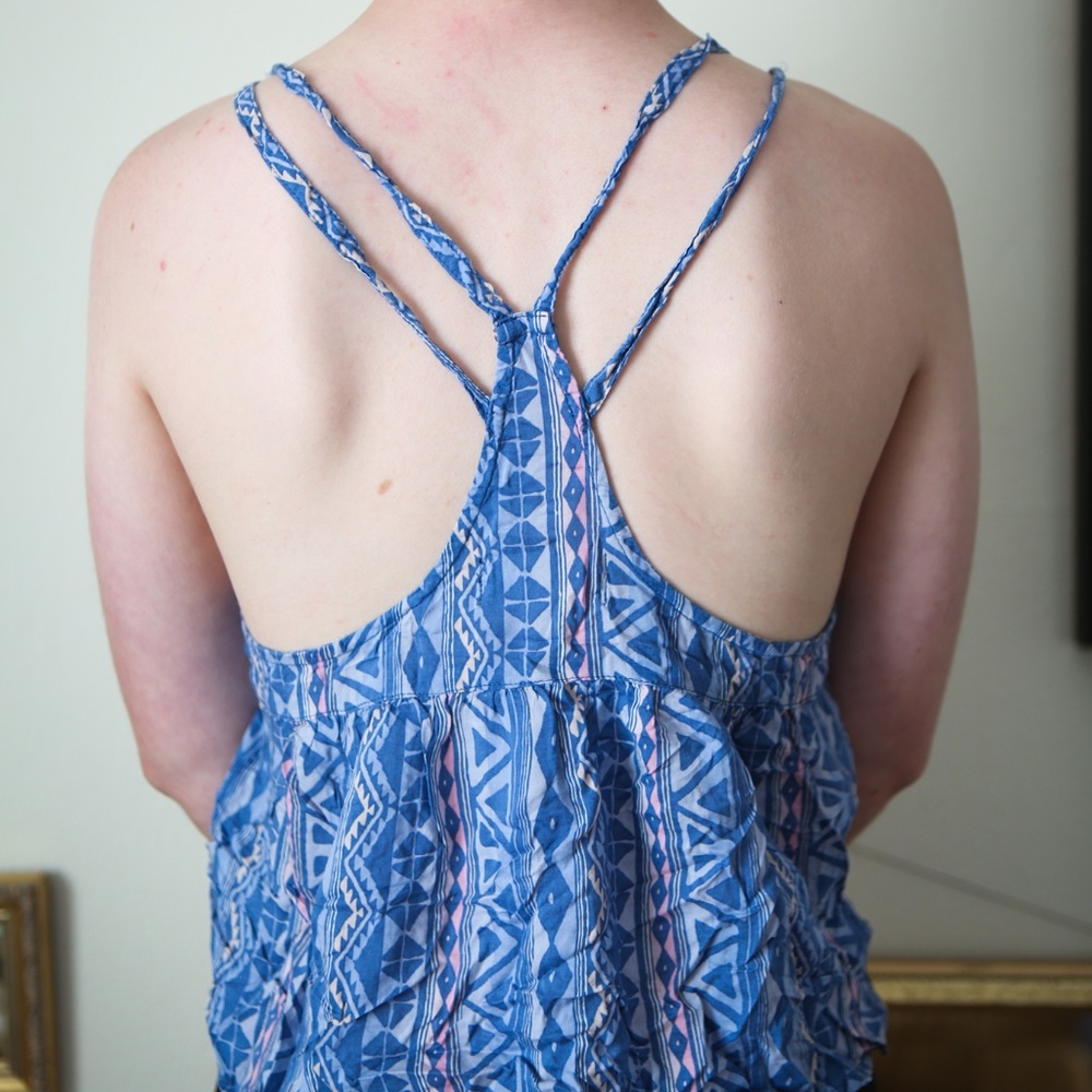 Hollister Geometric Crop Tank